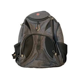 Swiss Gear 1900 ScanSmart Laptop Backpack Black Gray